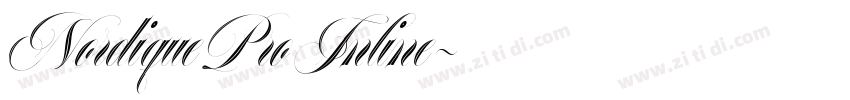 Nordique Pro Inline字体转换